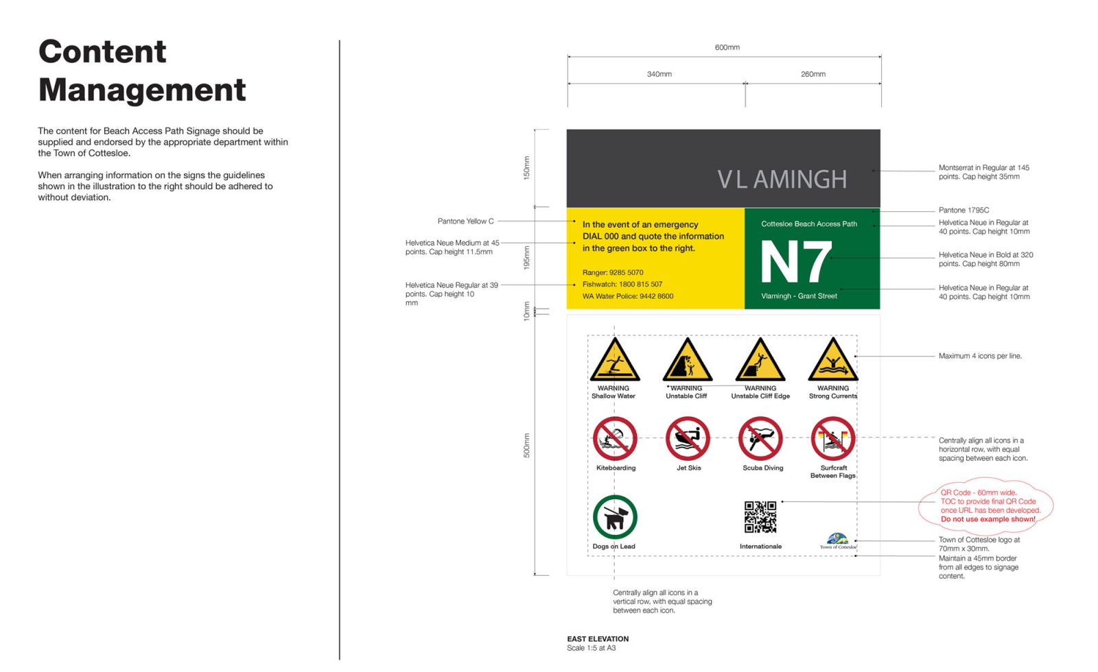 TOC Beach Access Path - Signage Strategy - Final