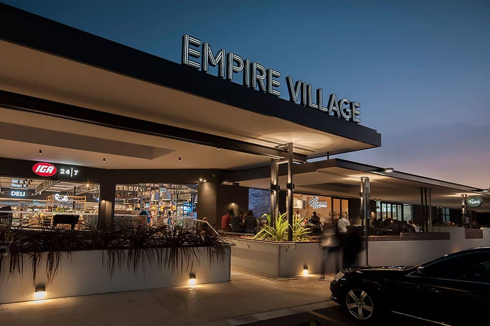 empire village perth sign