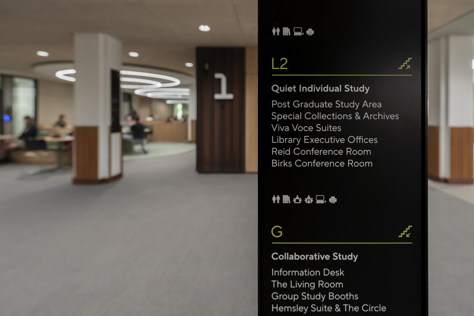 UWA Reid Library Wayfinding Signage Strategy 3