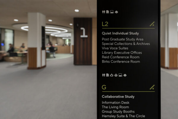 Reid Library Wayfinding & Environmental Graphics Strategy