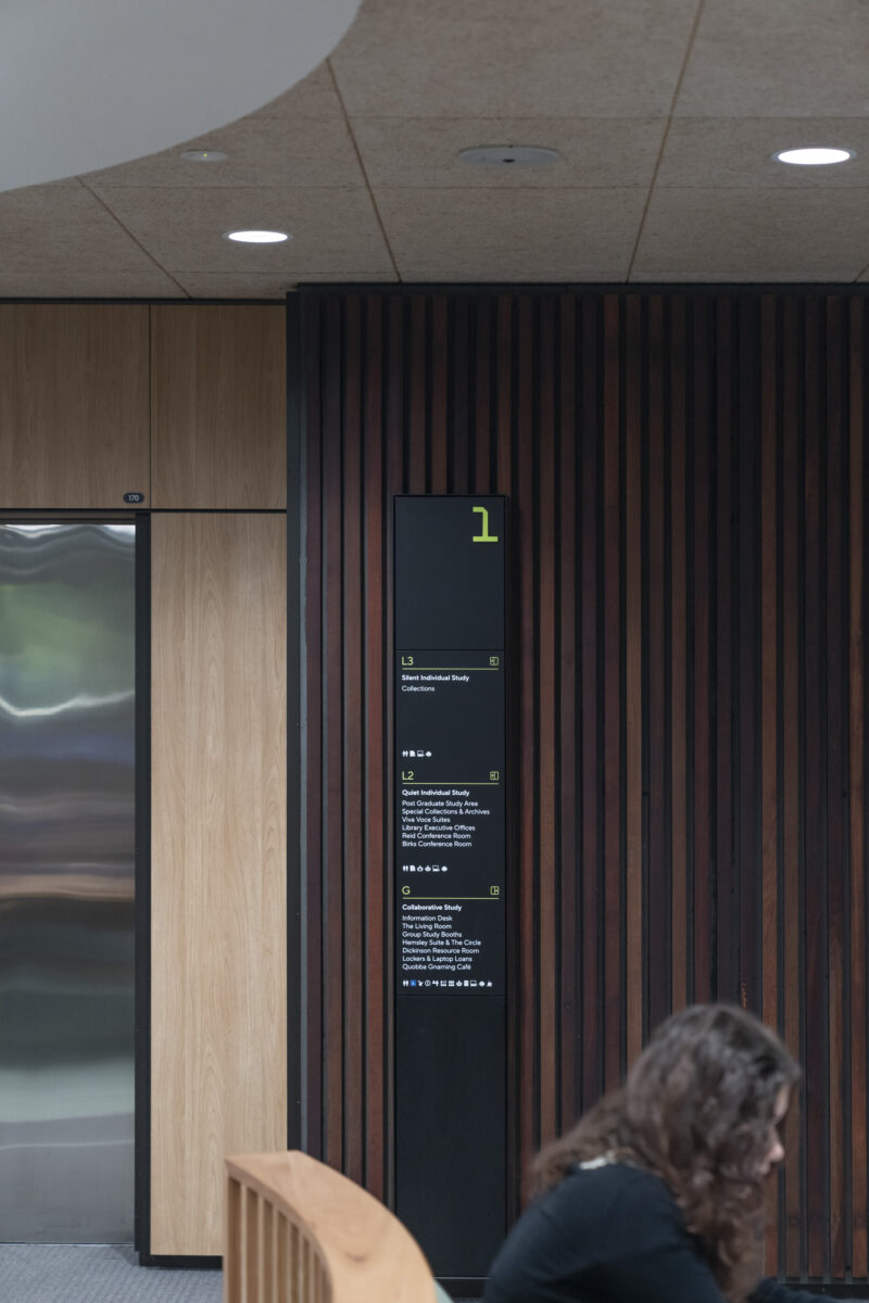 UWA Reid Library Wayfinding Signage Strategy 7